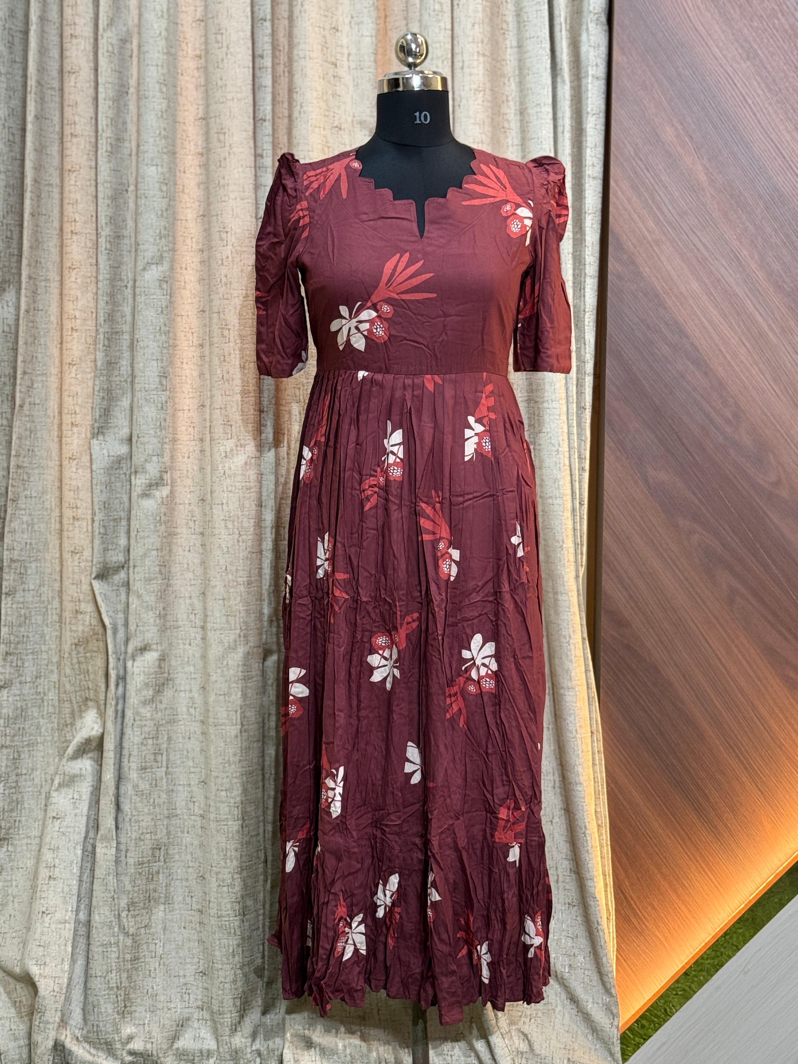 A111 - Fit & Flared Frock