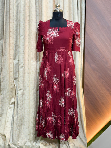 A120 - Fit & Flared Frock