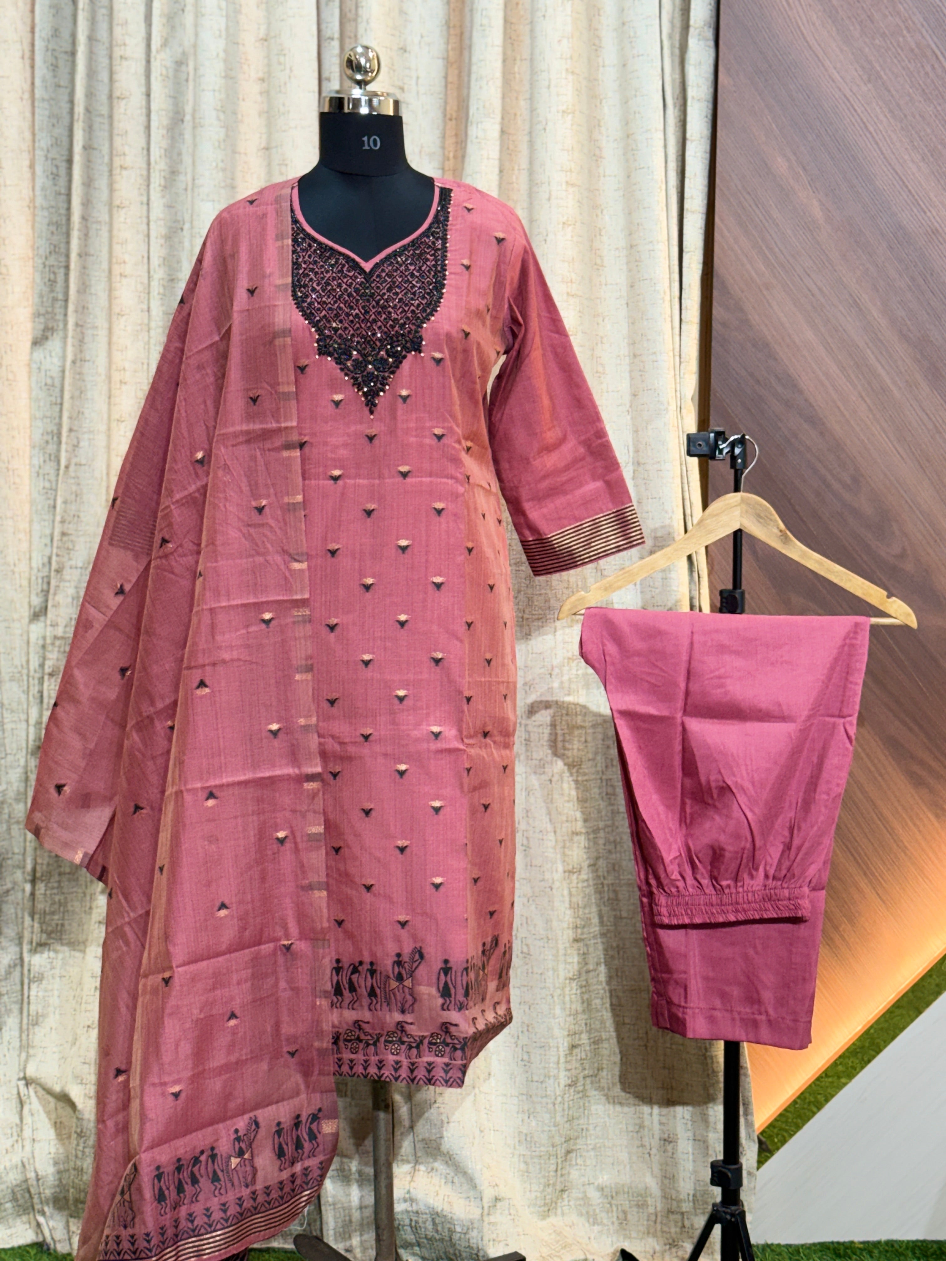 A144  - Kurti with Pant and Dupatta