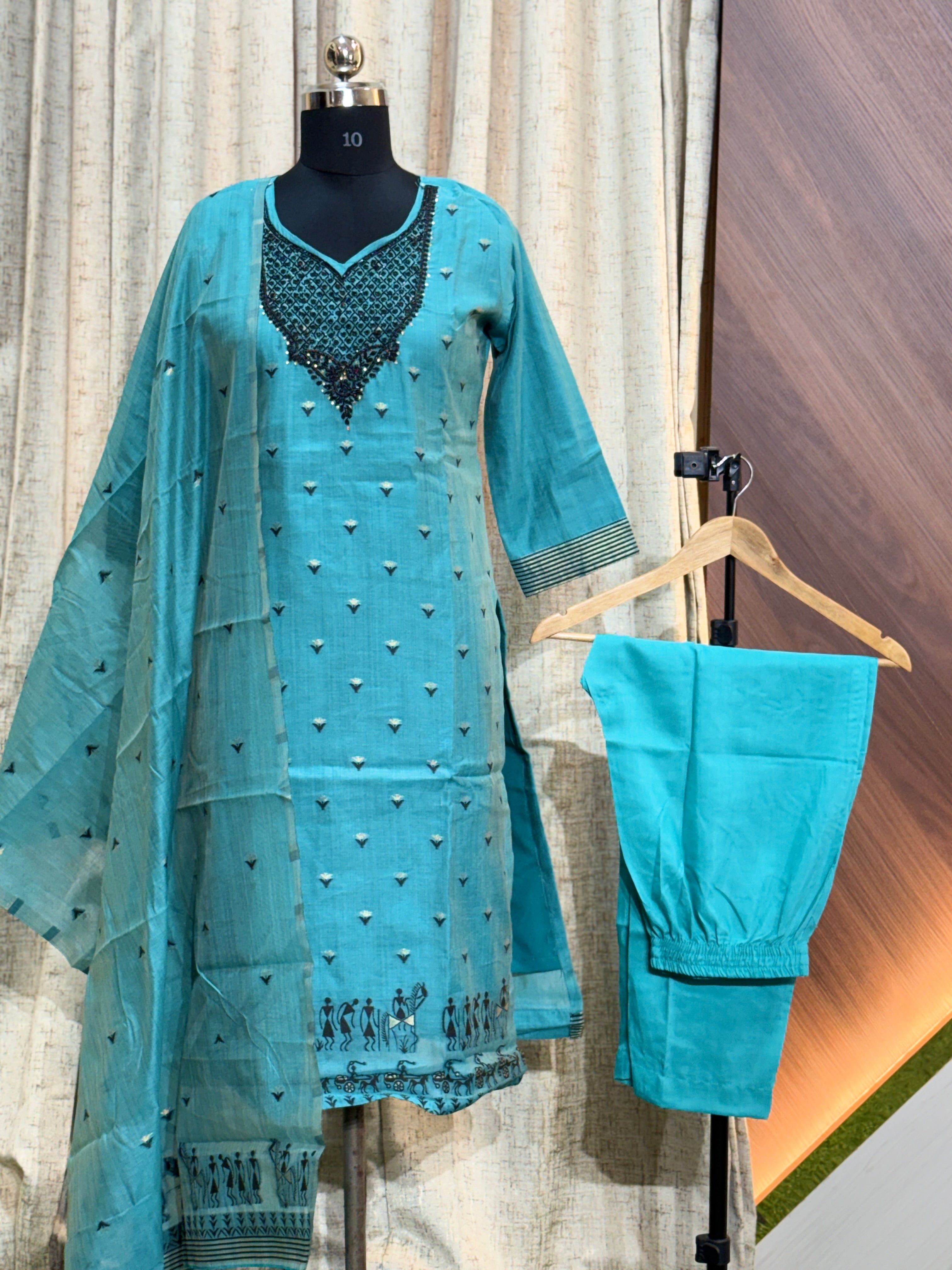 A142  - Kurti with Pant and Dupatta