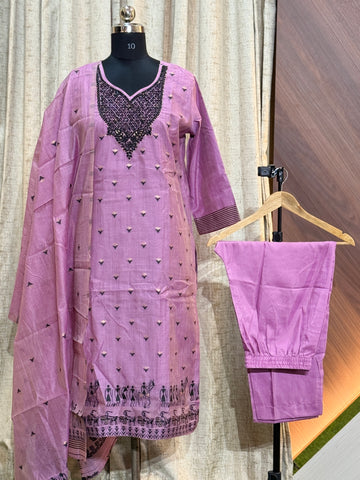A141  - Kurti with Pant and Dupatta