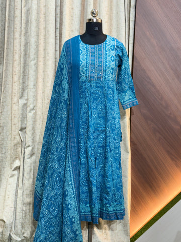 A169  - Anarkali kurtis with Dupatta