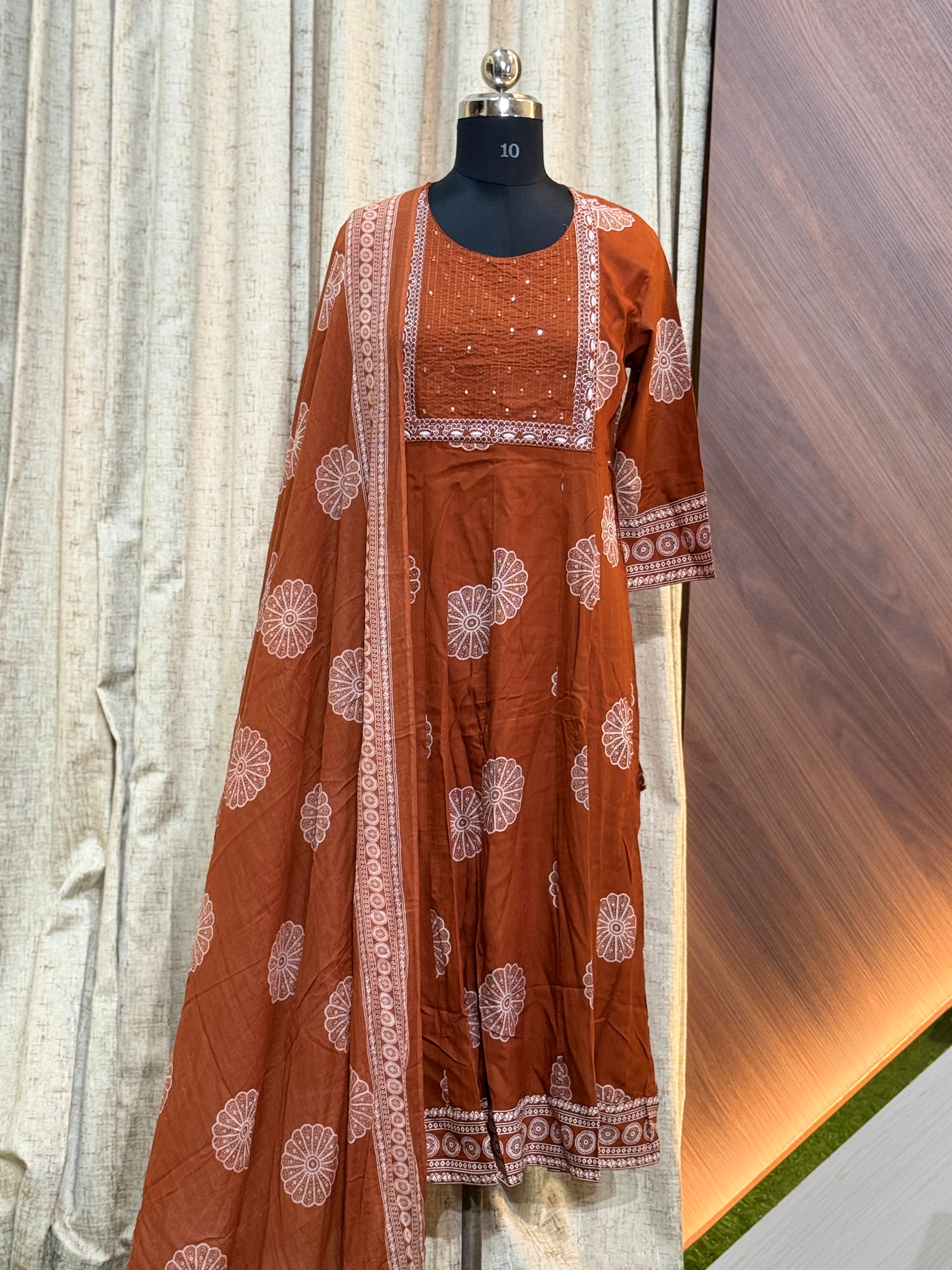 A170  - Anarkali kurtis with Dupatta