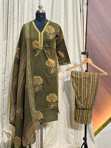 A191  - Kurti with Pant and Dupatta