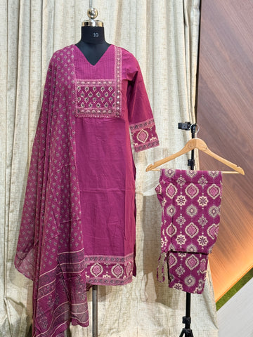 A201 - Kurti with Pant and Dupatta