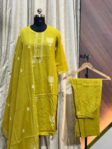 A495 - Kurti with Pant and Dupatta