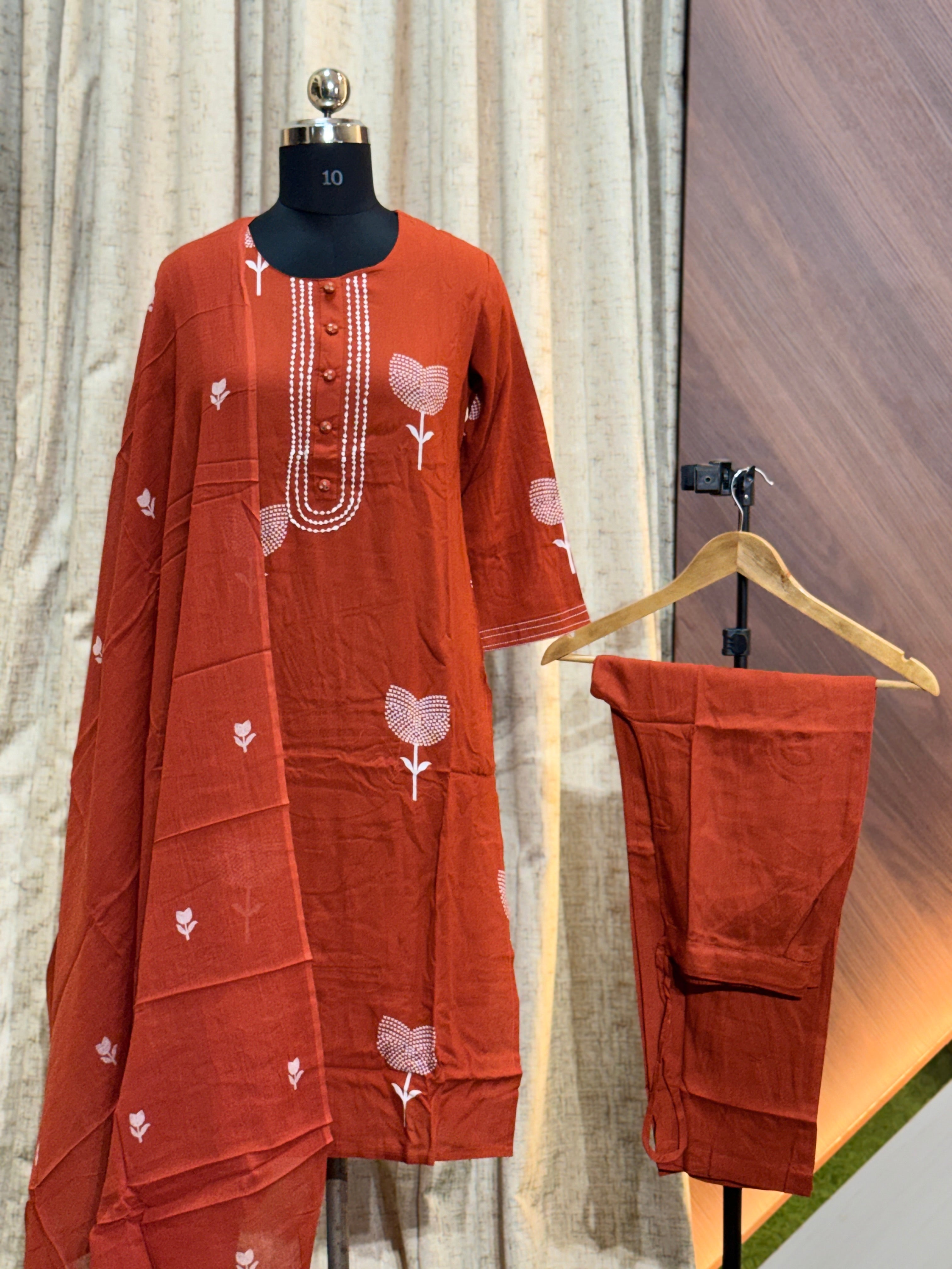 A496 - Kurti with Pant and Dupatta