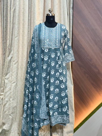 A570 - Anarkali kurtis with Dupatta