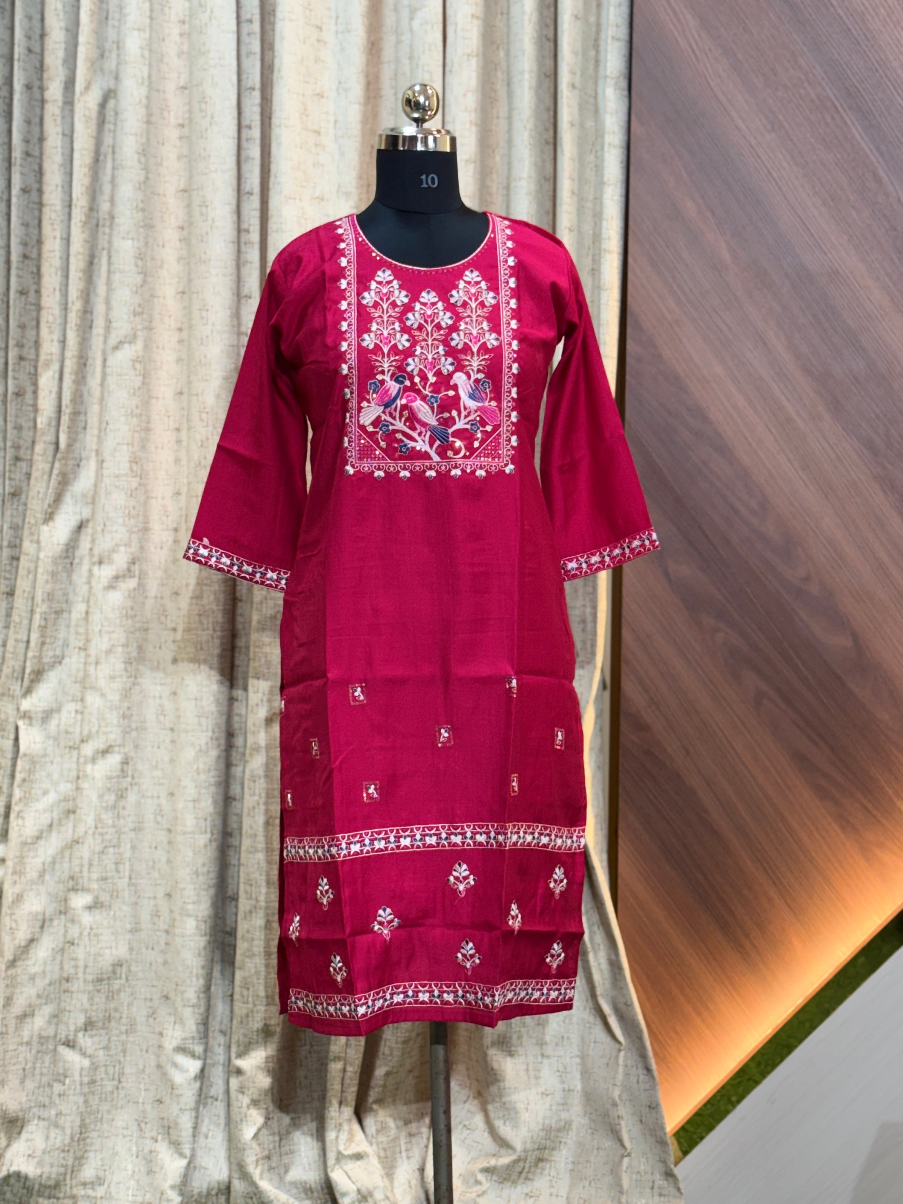 A591 - SILK KURTIS