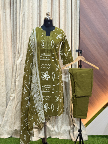 A639  - Kurti with Pant and Dupatta