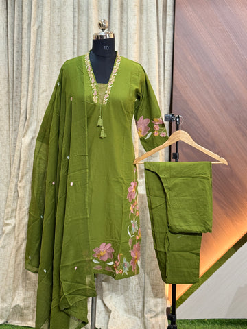 A633  - Kurti with Pant and Dupatta