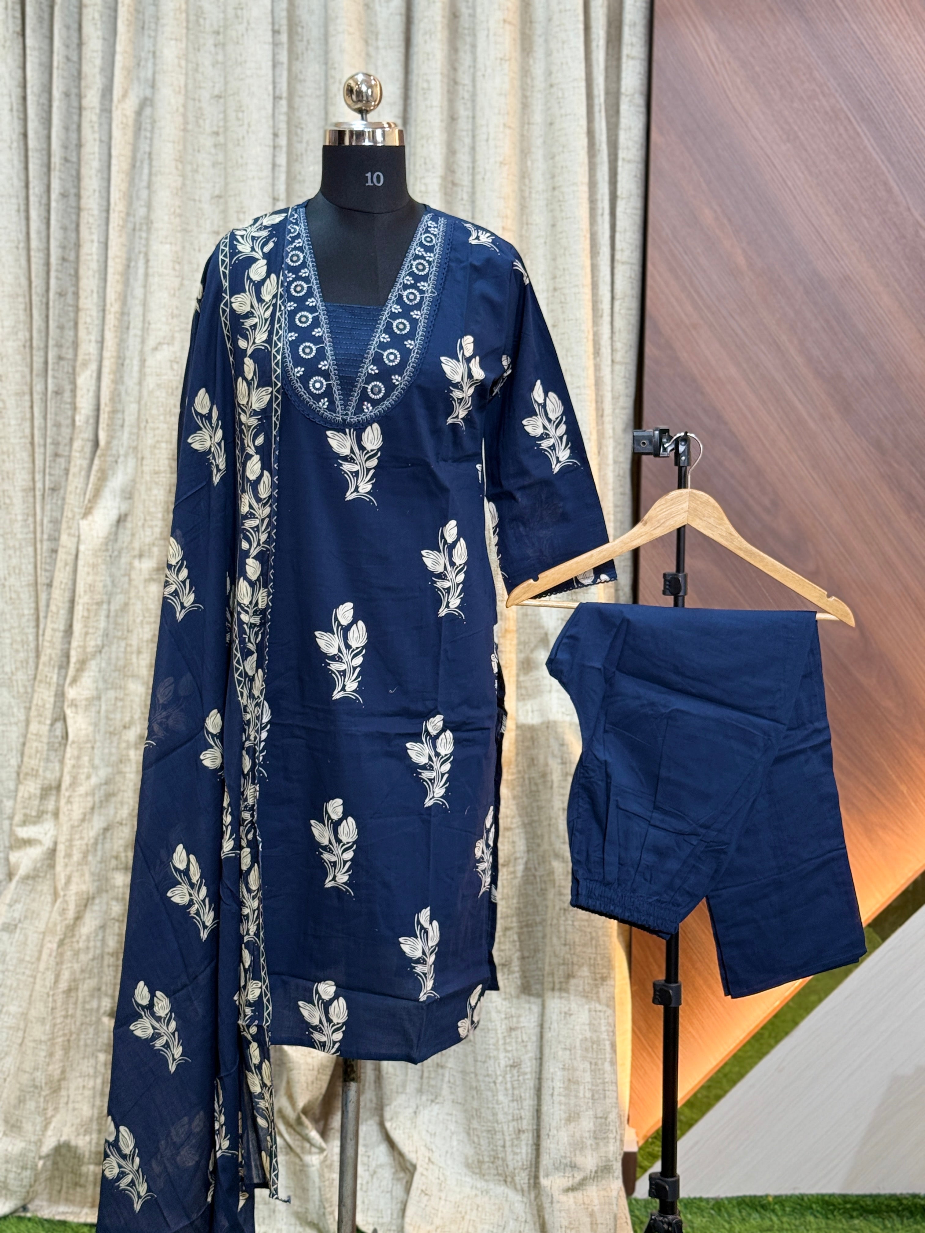 A637  - Kurti with Pant and Dupatta