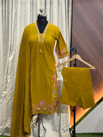 A630  - Kurti with Pant and Dupatta