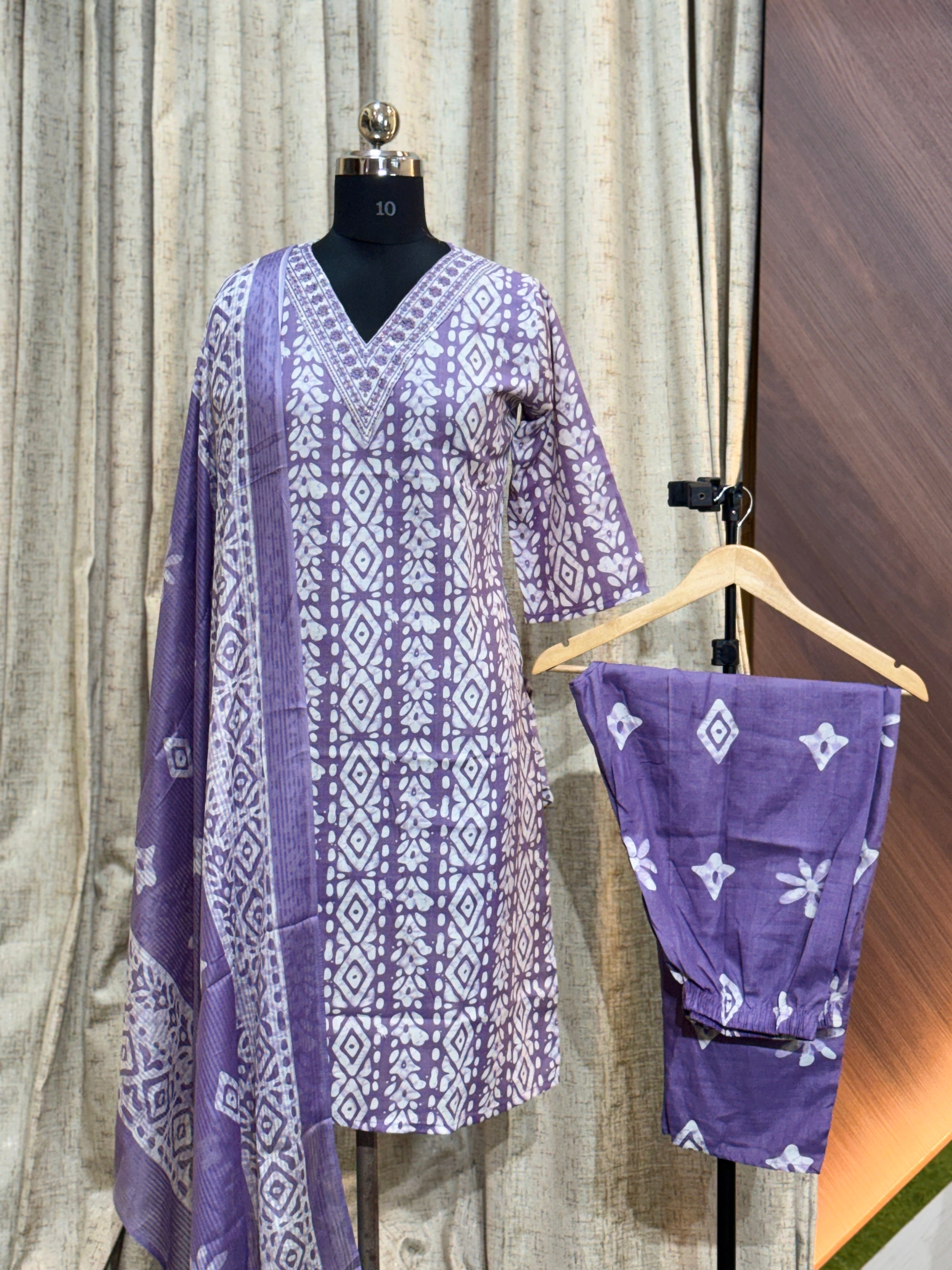 A679 - Cotton 3pc Kurta Set