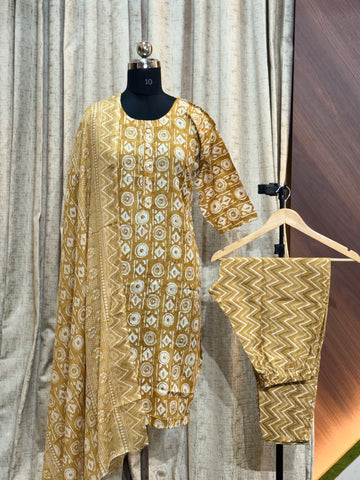 A680 - Cotton 3pc Kurta Set