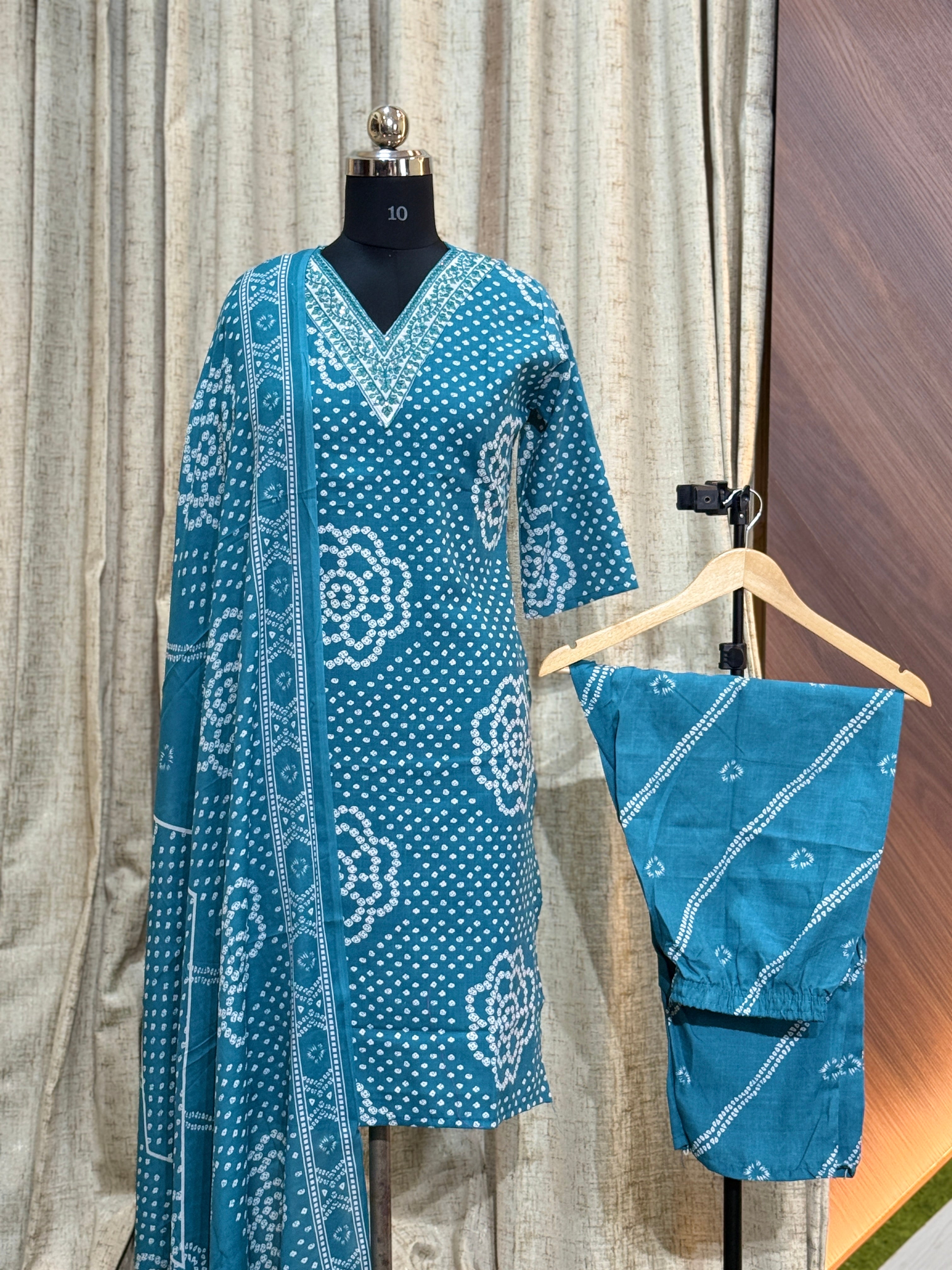 A681 - Cotton 3pc Kurta Set