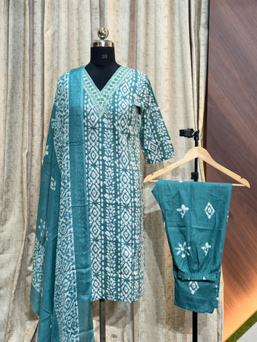 A693 - Cotton 3pc Kurta Set