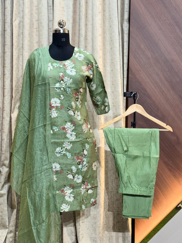 A695 - Kurti with Pant and Dupatta 3PCS
