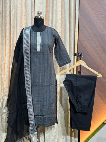 A724 - Cotton 3pc Kurta Set