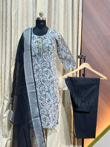 A710 - Cotton 3pc Kurta Set
