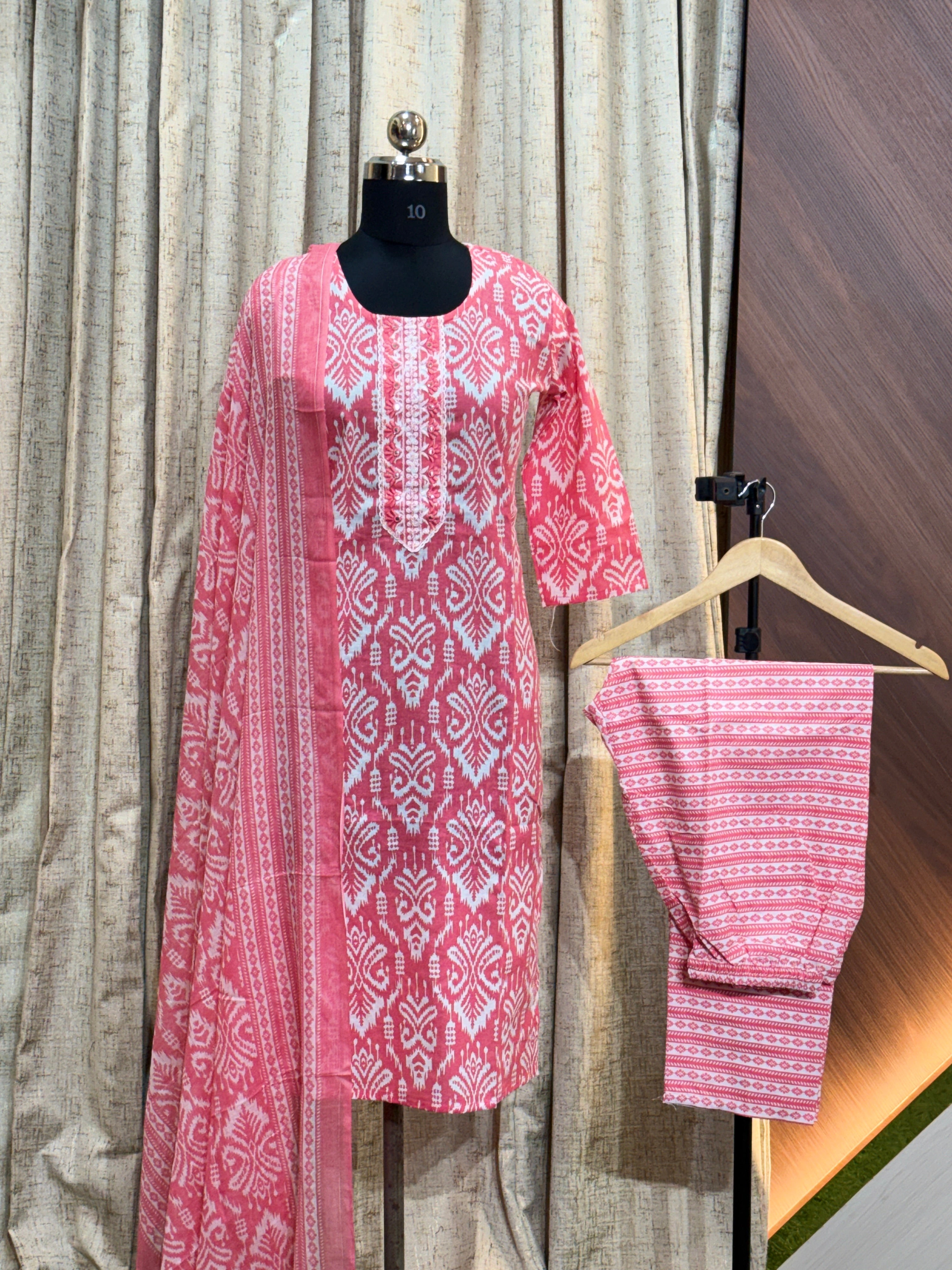 A732 - Cotton 3pc Kurta Set