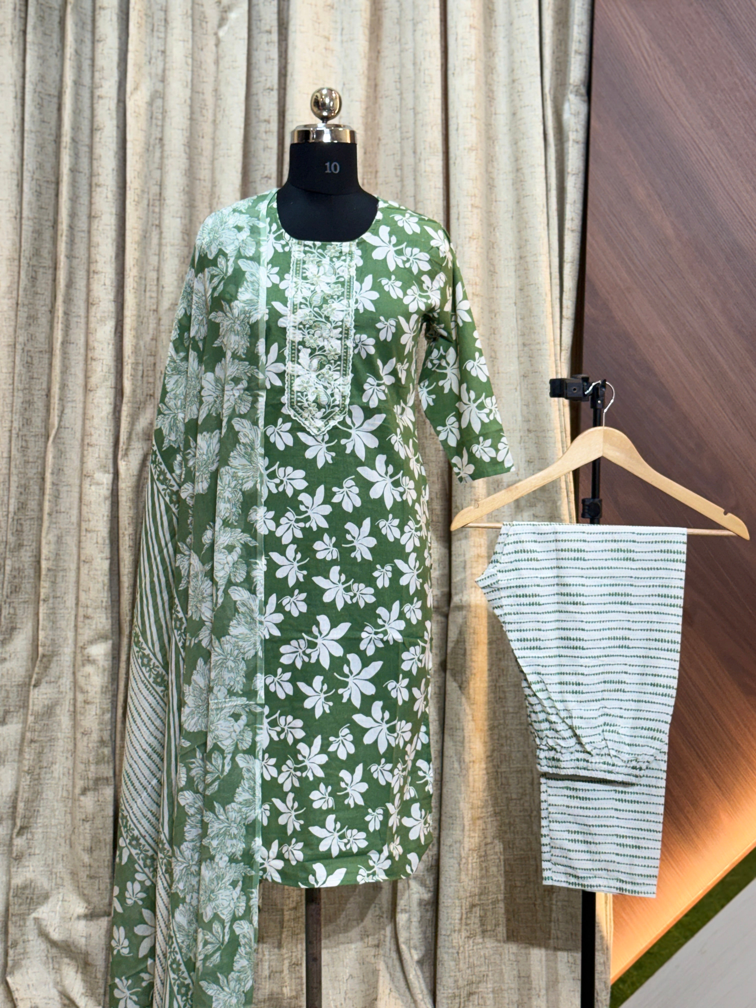 A739 - Cotton 3pc Kurta Set