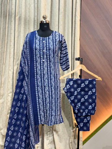 A765 - Cotton 3pc Kurta Set