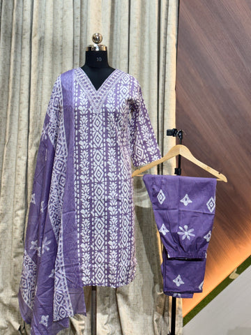 A769 - Cotton 3pc Kurta Set