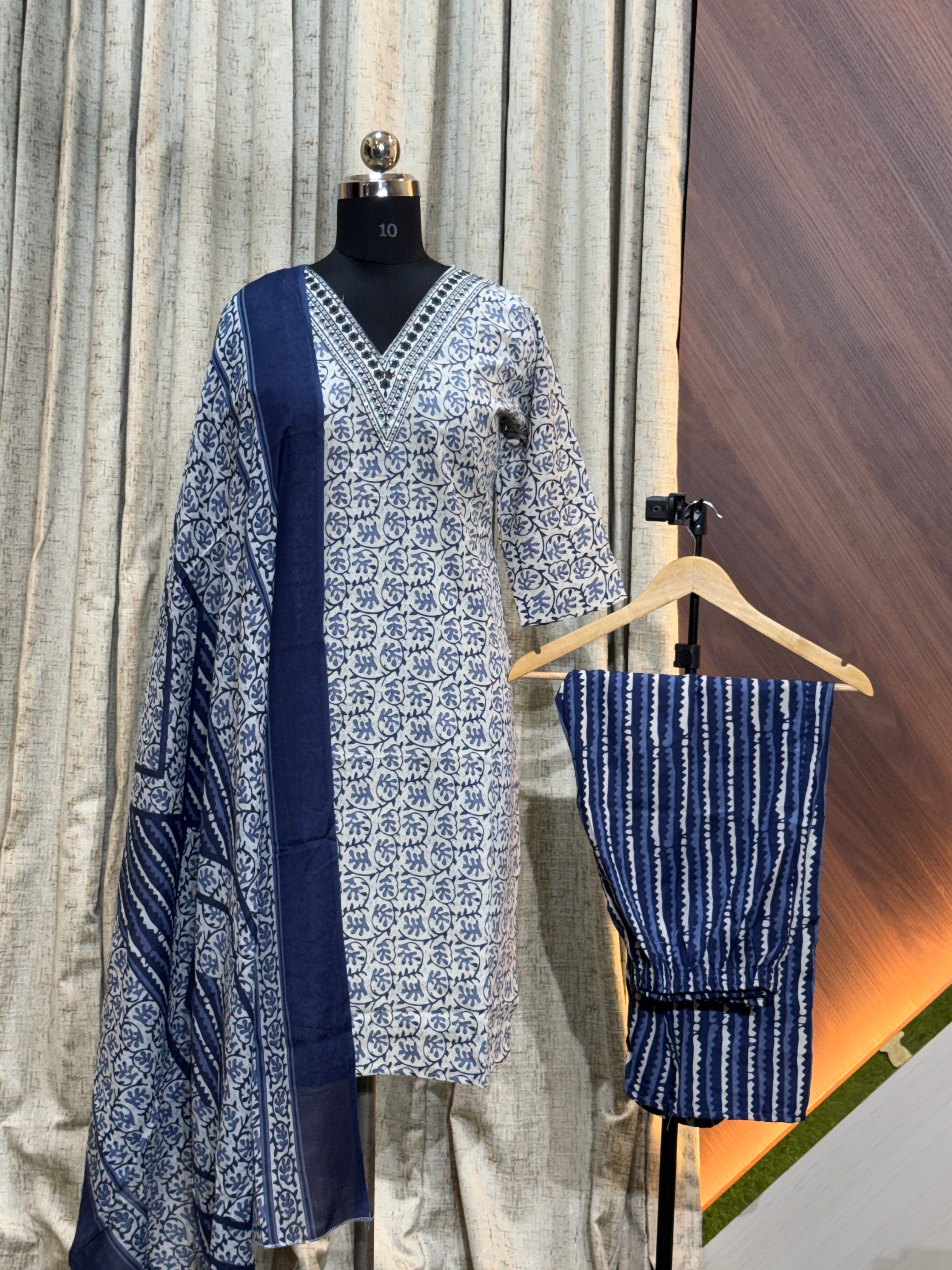 A759 - Cotton 3pc Kurta Set