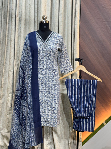A759 - Cotton 3pc Kurta Set