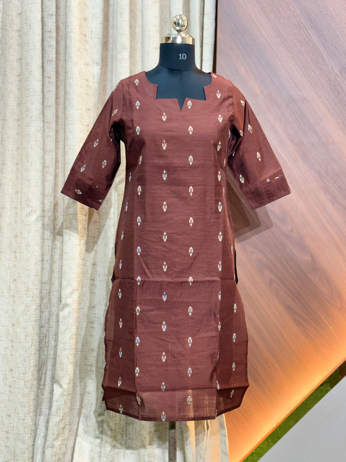 A916 - RAW SILK KURTIS