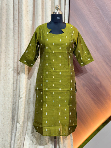 A917 - RAW SILK KURTIS