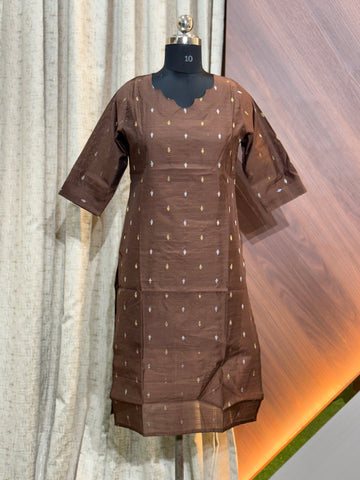 A913 - RAW SILK KURTIS