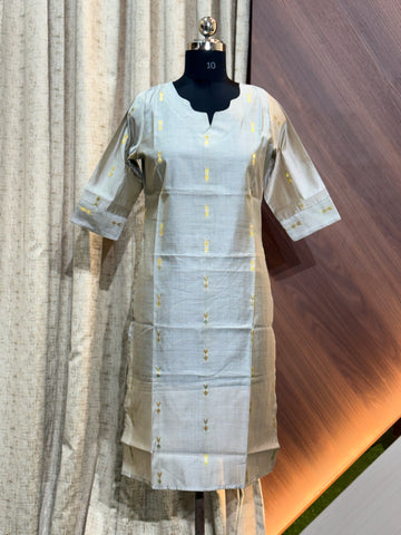 A912 - RAW SILK KURTIS