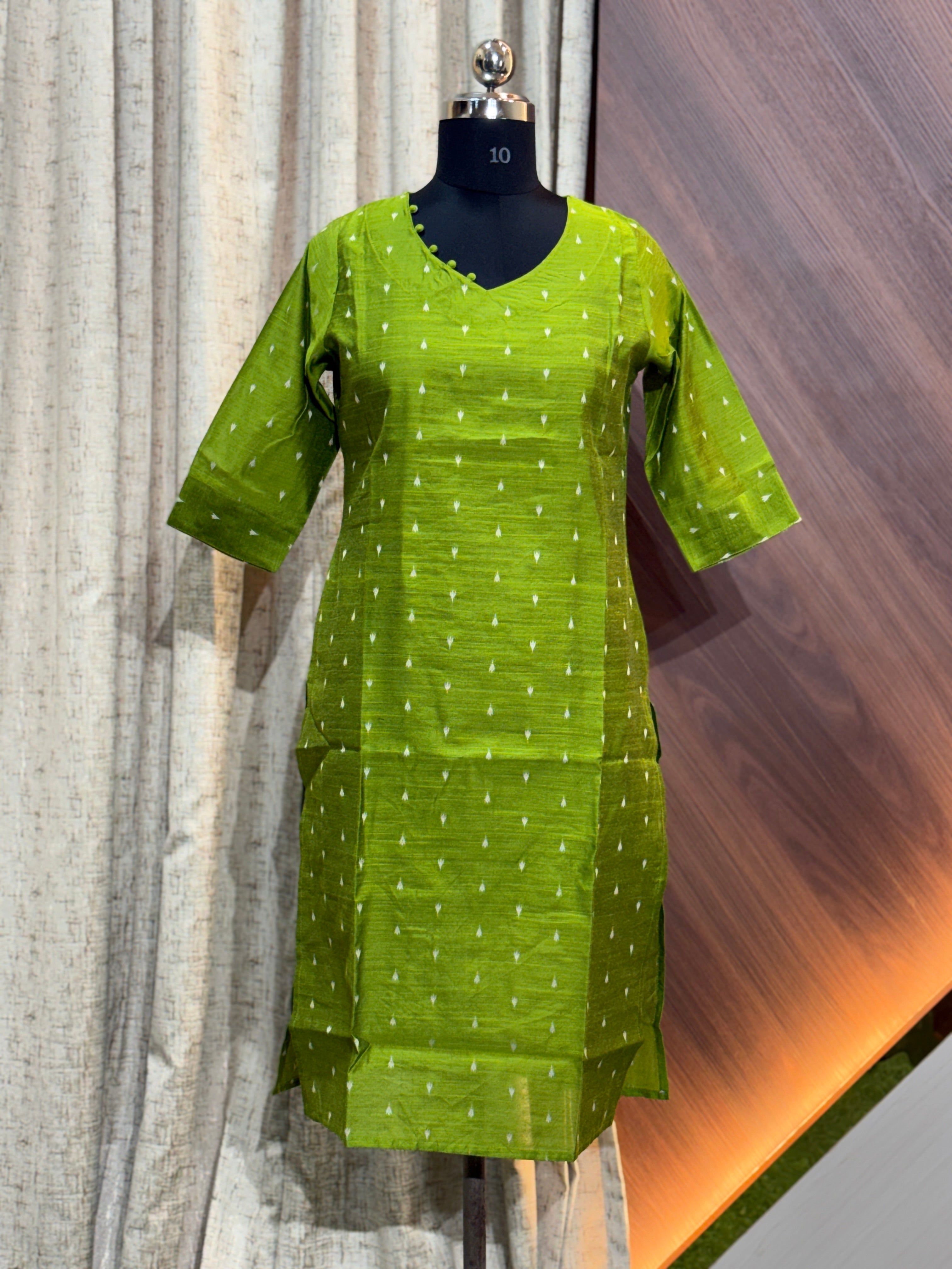 A911 - RAW SILK KURTIS
