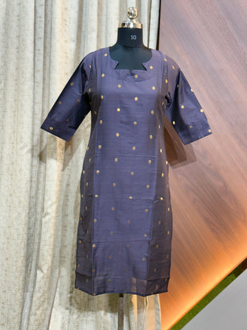 A908 - RAW SILK KURTIS