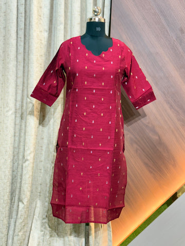 A903 - RAW SILK KURTIS