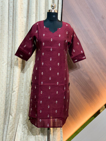 A900 - RAW SILK KURTIS
