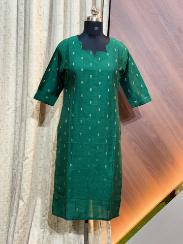 A899 - RAW SILK KURTIS