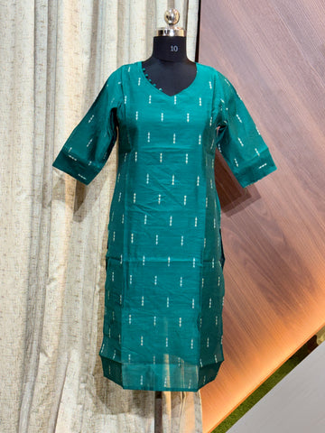 A896 - RAW SILK KURTIS
