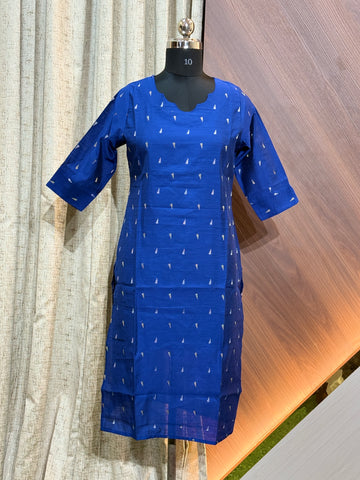 A889 - RAW SILK KURTIS