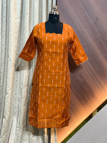 A884 - RAW SILK KURTIS