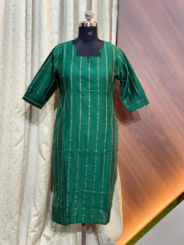A882 - RAW SILK KURTIS