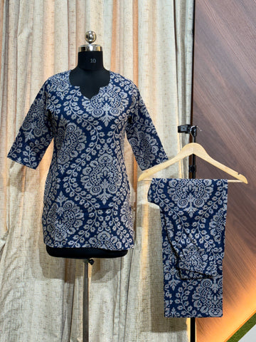 A9533-  Short Co-ords ( Blue)