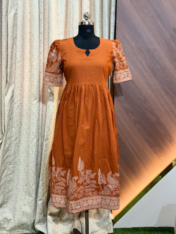 A1095 - Fit & Flared Frock