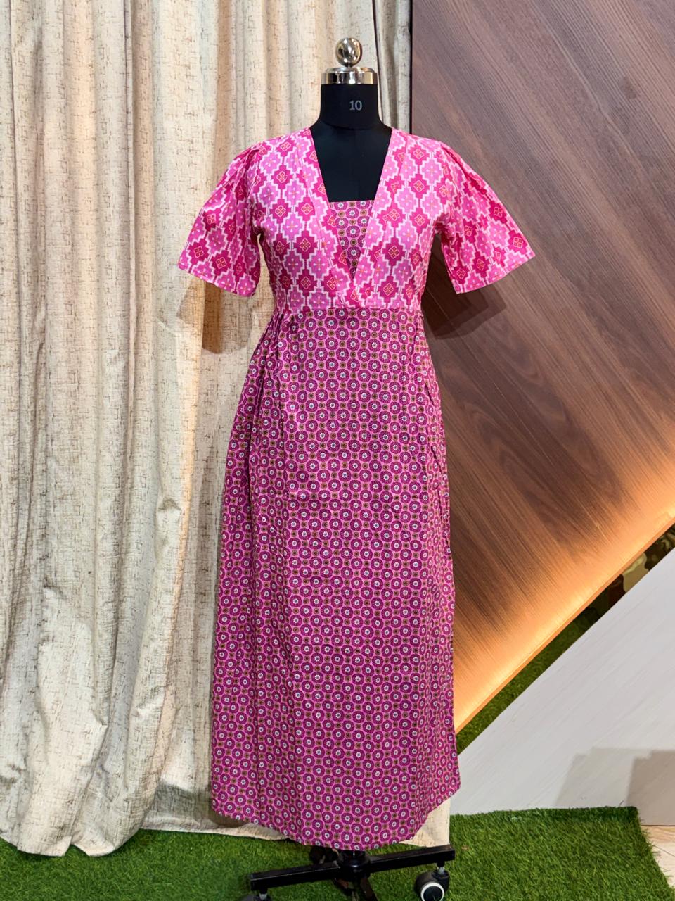 8166 - Frock Style Nighty