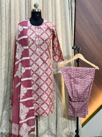 8305 - Cotton 3pc Kurta Set