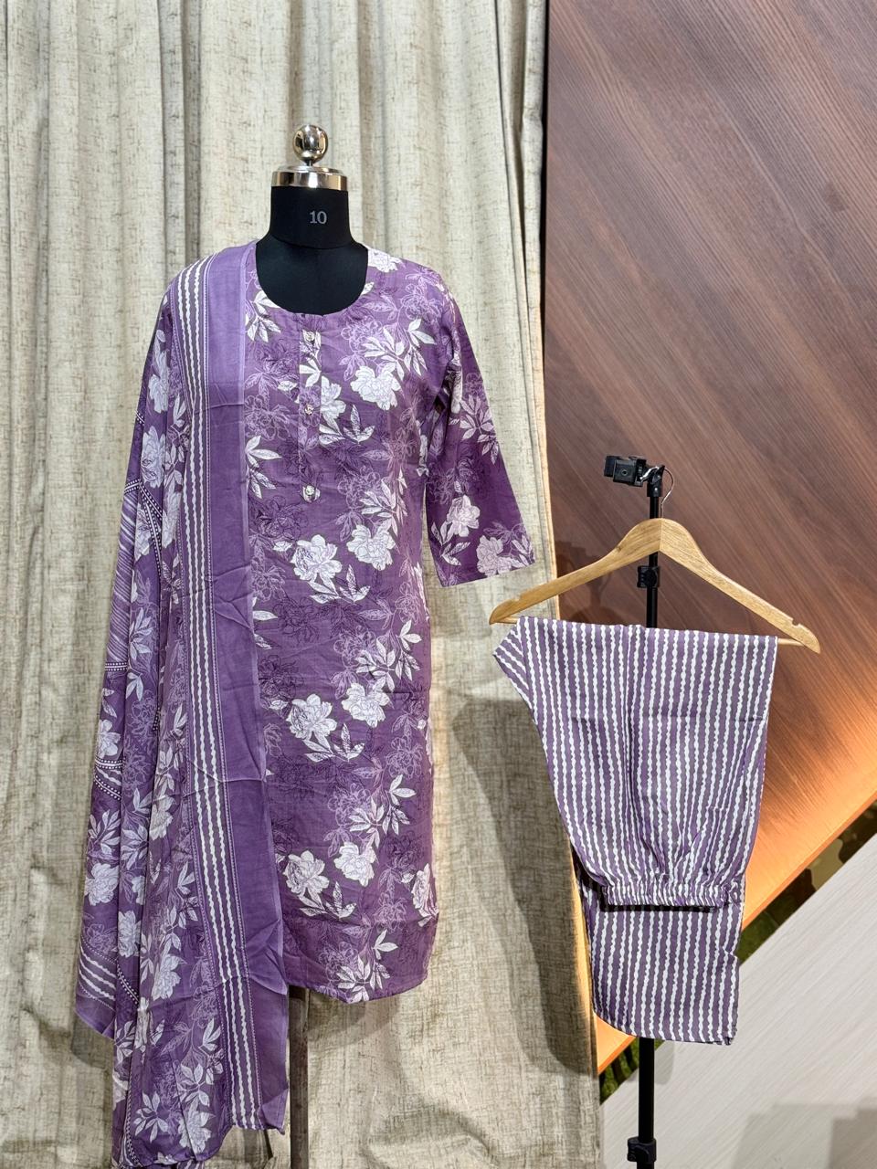 8290 - Cotton 3pc Kurta Set
