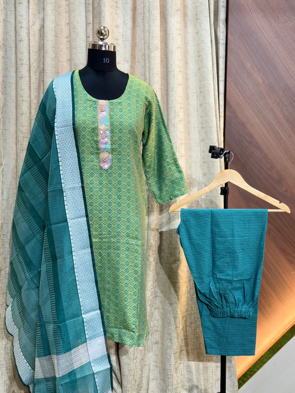 8411 - Cotton 3pc Kurta Set