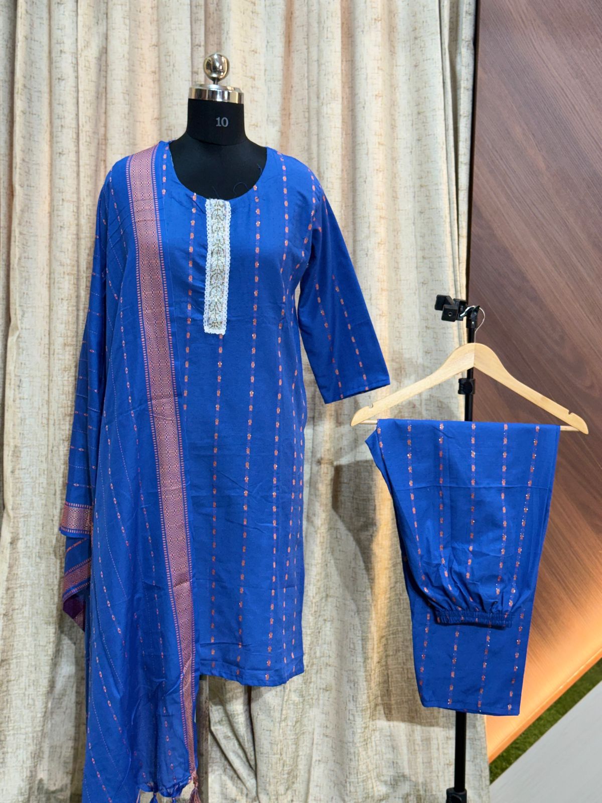 8404 - Cotton 3pc Kurta Set